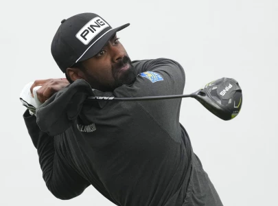 theegala grabs early lead at rain hit pga phoenix open