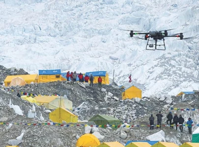 chinese drones to transport trash from nepal s mount everest in groundbreaking initiative