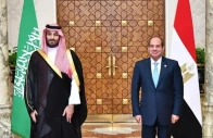 saudi crown prince mohammed bin salman meets egyptian president abdel fattah al sisi in cairo on tuesday anadolu agency