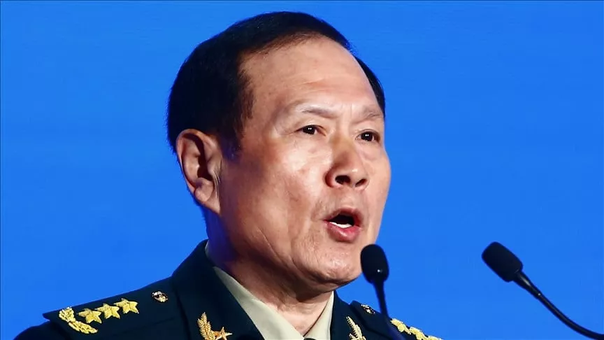 china s defence minister wei fenghe photo aa file china s defence minister wei fenghe photo aa file