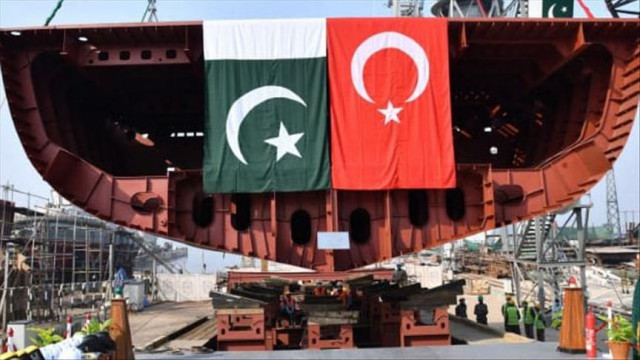 pakistan turkey begin building modern warship pakistan turkey begin building modern warship