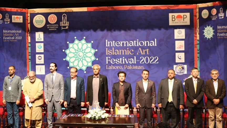 the festival was held at the al hamra art center in lahore as part of international islamic arts day anadolu agency