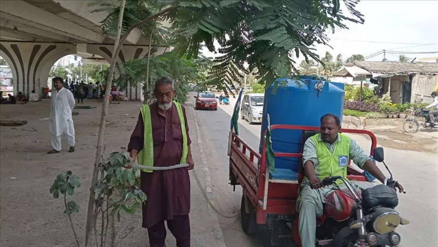 like my kids pakistani man cares for 2 000 plants trees every day like my kids pakistani man cares for 2 000 plants trees every day