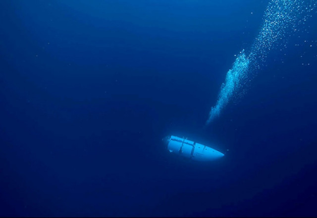 oceangate which operated the titan sub pictured here during an undated descent before it imploded last month said it is suspending all expeditions photo afp oceangate which operated the titan sub pictured here during an undated descent before it imploded last month said it is suspending all expeditions photo afp