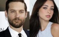 tobey maguire 50 seen with 20 year old mishka silva at super bowl event
