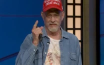 maga supporters criticize tom hanks return as trump fan on snl50 maga supporters criticize tom hanks return as trump fan on snl50