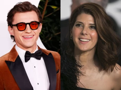 tom holland reunites with marisa tomei at spider man brand new day premiere tom holland reunites with marisa tomei at spider man brand new day premiere