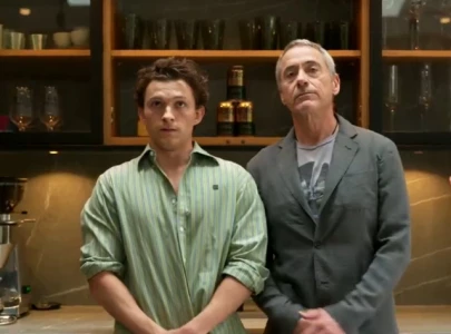 tom holland and robert downey jr reunite to tease bero and happy coffee collaboration