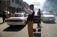 zardari s hometown takes lead in enforcing traffic laws