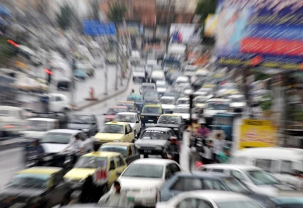 severe traffic gridlock paralysed saddar and adjoining areas as pti workers tried to assemble outside the karachi press club kpc for a protest against the 27th constitutional amendment photo file