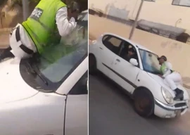 watch man arrested for running over traffic cop in karachi s dha