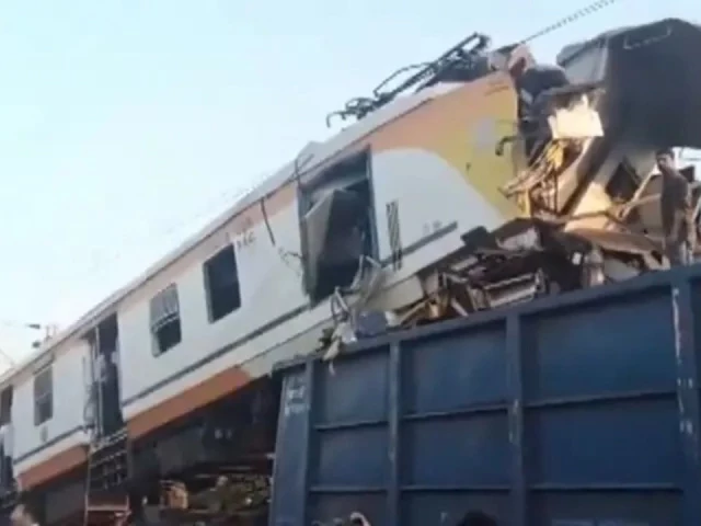 two trains collision killed at least 8 people in india photo screen grab from ani two trains collision killed at least 8 people in india photo screen grab from ani