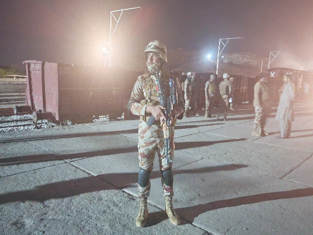 security forces secure mach railway station after the terrorist attack on jaffar express photo afp security forces secure mach railway station after the terrorist attack on jaffar express photo afp