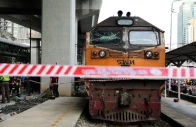 a view of a train after its collision with a bus and several cars on asok din daeng road causing several casualties in bangkok thailand may 16 2026 reuters
