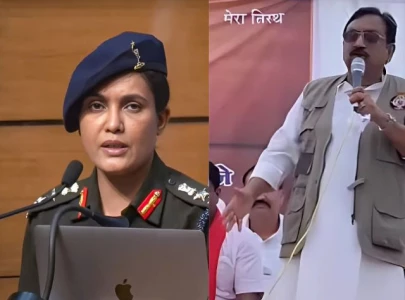 bjp minister labels indian army spokesperson colonel sofia qureshi sister of terrorists