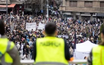 thousands protest in belgrade against serbian president