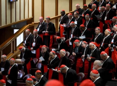 cardinals hold closed door meeting ahead of papal election cardinals hold closed door meeting ahead of papal election