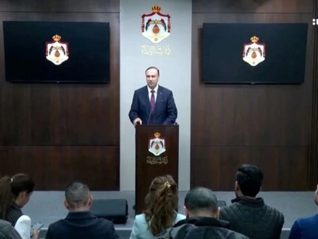 jordanian government spokesperson mohammad al momani speaks during a press conference about the security forces finding a rocket manufacturing facility alongside a drone factory according to a statement by the general intelligence department in amman jordan april 15 2025 jtv handout via reuters file photo jordanian government spokesperson mohammad al momani speaks during a press conference about the security forces finding a rocket manufacturing facility alongside a drone factory according to a statement by the general intelligence department in amman jordan april 15 2025 jtv handout via reuters file photo