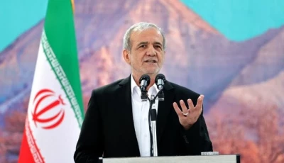 iranian president masoud pezeshkian speaks during a meeting in ilam iran june 12 2025 iran s presidential website wana west asia news agency
