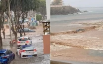 heavy flooding disrupts canary islands holiday spots cars swept away heavy flooding disrupts canary islands holiday spots cars swept away