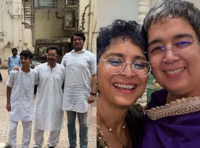 aamir khan s ex wives kiran rao and reena dutta reunite for eidul fitr celebrations
