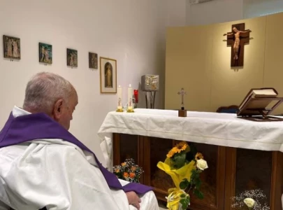 vatican releases first image of pope francis since hospitalisation vatican releases first image of pope francis since hospitalisation