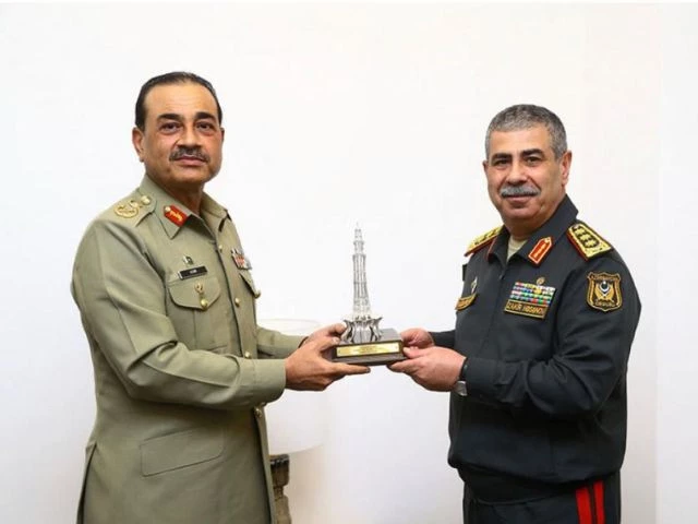 the army chief underlined pakistan s pledge to boost defence cooperation with azerbaijan photo ispr the army chief underlined pakistan s pledge to boost defence cooperation with azerbaijan photo ispr