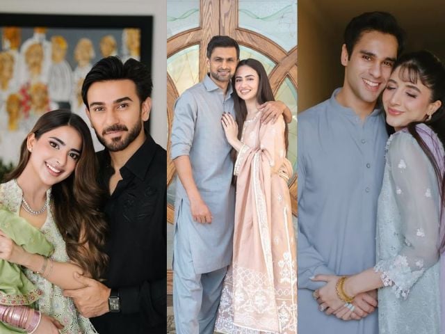 Pakistani celebrity couples share Eid ul Azha moments | The Express Tribune