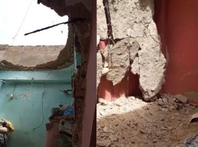 at least two killed three injured as lyari sees second building collapse this month at least two killed three injured as lyari sees second building collapse this month
