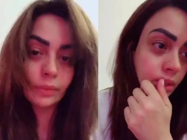 Sadia Imam shares and deletes emotional video, fans express concern | The Express Tribune