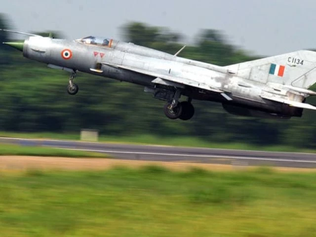an indian mig 21 aircraft takes off photo afp an indian mig 21 aircraft takes off photo afp