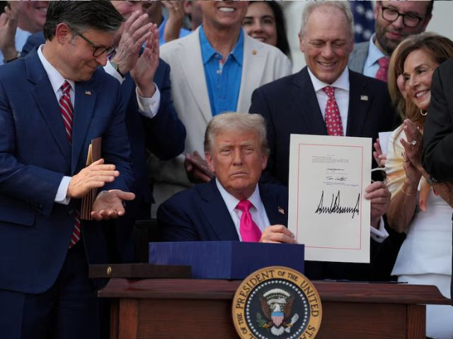 Trump signs sweeping tax and spending cuts into law on Fourth of July  tribune.com.pk