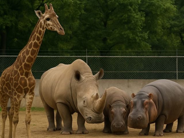 Import of giraffes, rhinos, hippos for Lahore zoo delayed over quarantine issues | The Express Tribune