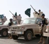 royal saudi land forces and units of special forces of the pakistani army take part in a joint military exercise called al samsam 5 in shamrakh field north of baha region southwest saudi arabia on march 30 2015 photo saudi press agency spa