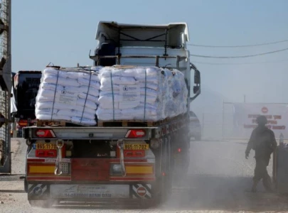 nearly 100 trucks carrying aid for palestinians looted in gaza un agencies report