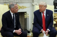 us president donald trump meets with canadian prime minister mark carney in the oval office at the white house in washington d c u s may 6 2025 photo reuters