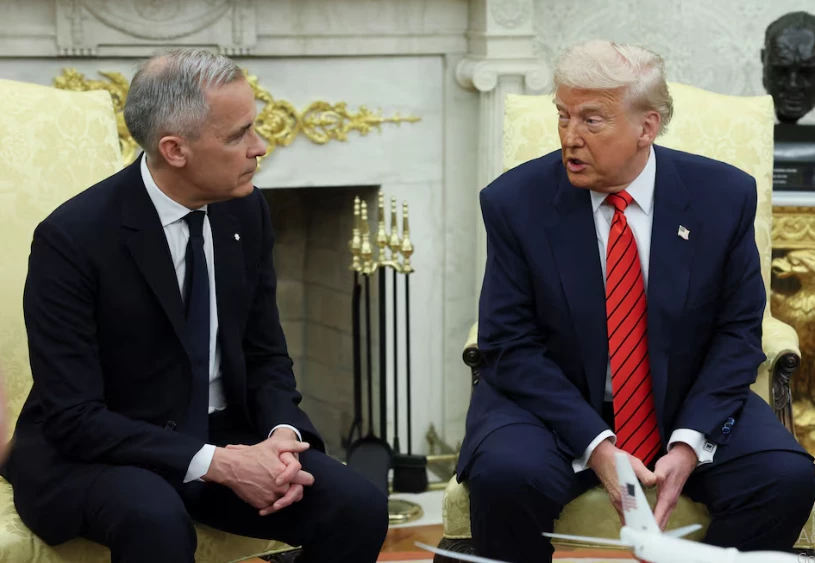 us president donald trump meets with canadian prime minister mark carney in the oval office at the white house in washington d c u s may 6 2025 photo reuters us president donald trump meets with canadian prime minister mark carney in the oval office at the white house in washington d c u s may 6 2025 photo reuters