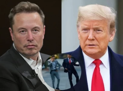 elon musk and donald trump dance to bee gees stayin alive in viral video