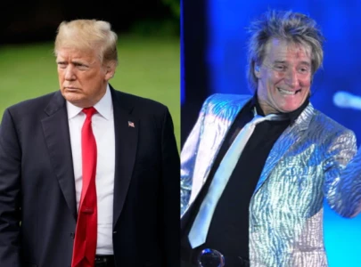 trump supporters call rod stewart s strep throat karma after ex president s turning orange joke