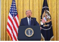 united states president donald trump speaks about election security during an address to the nation from the east room of the white house in washington dc us july 16 2026 photo reuters