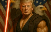 trump s red lightsaber in white house star wars post ignites ai image controversy trump s red lightsaber in white house star wars post ignites ai image controversy