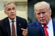 asked about trump s 100 tariff threat carney said the north american trade deal is up for review and trump is a tough negotiator photo reuters