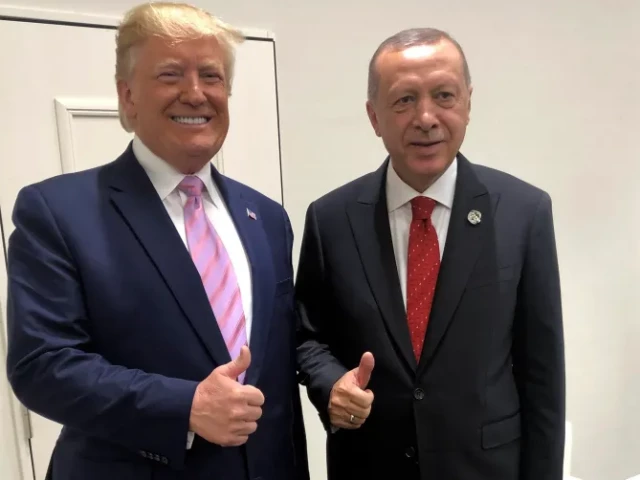 turkish president recep tayyip erdogan right and us president donald trump meet at the g20 summit in osaka japan in 2019 photo ap turkish president recep tayyip erdogan right and us president donald trump meet at the g20 summit in osaka japan in 2019 photo ap