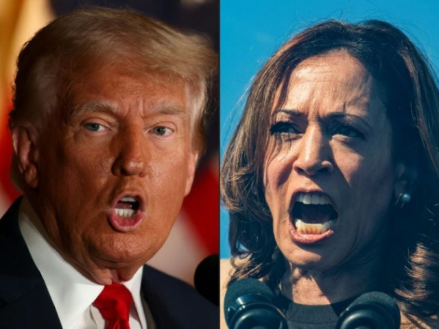 trump harris neck and neck in presidential race says a new poll photo afp trump harris neck and neck in presidential race says a new poll photo afp
