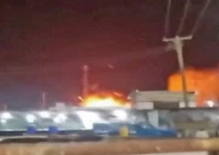 war footage a still image from a video obtained from social media shows the moment of a strike on the iranian side of the shalamcheh border crossing in iran photo reuters