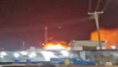 war footage a still image from a video obtained from social media shows the moment of a strike on the iranian side of the shalamcheh border crossing in iran photo reuters