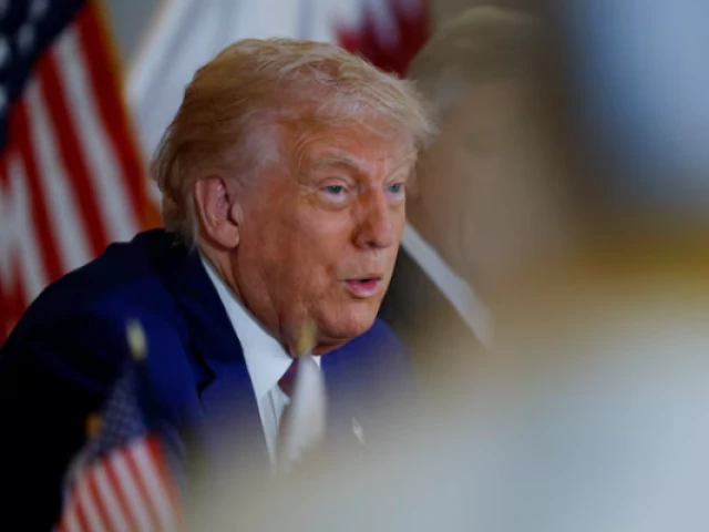 us president donald trump speaks during a roundtable discussion in doha qatar may 15 2025 photo reuters us president donald trump speaks during a roundtable discussion in doha qatar may 15 2025 photo reuters