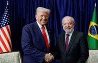 us president donald trump and brazilian president luiz inacio lula da silva shake hands as they meet on the sidelines of the 47th association of southeast asian nations asean summit in kuala lumpur malaysia october 26 2025 photo afp