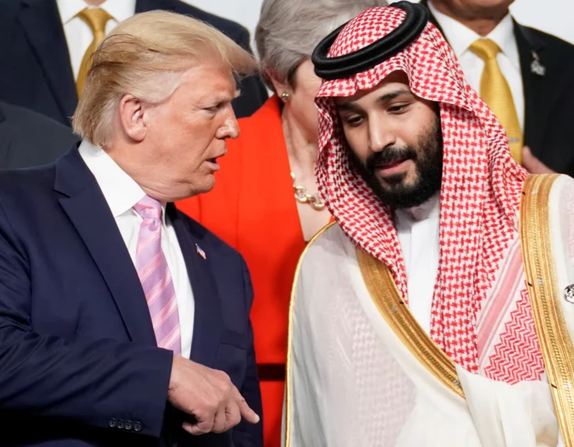 donald trump speaks with saudi arabia s crown prince mohammed bin salman at the g20 leaders summit in osaka japan june 2019 photograph photo reuters donald trump speaks with saudi arabia s crown prince mohammed bin salman at the g20 leaders summit in osaka japan june 2019 photograph photo reuters