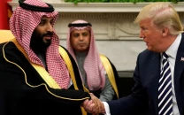 trump welcomes saudi crown prince for f 35 business talks